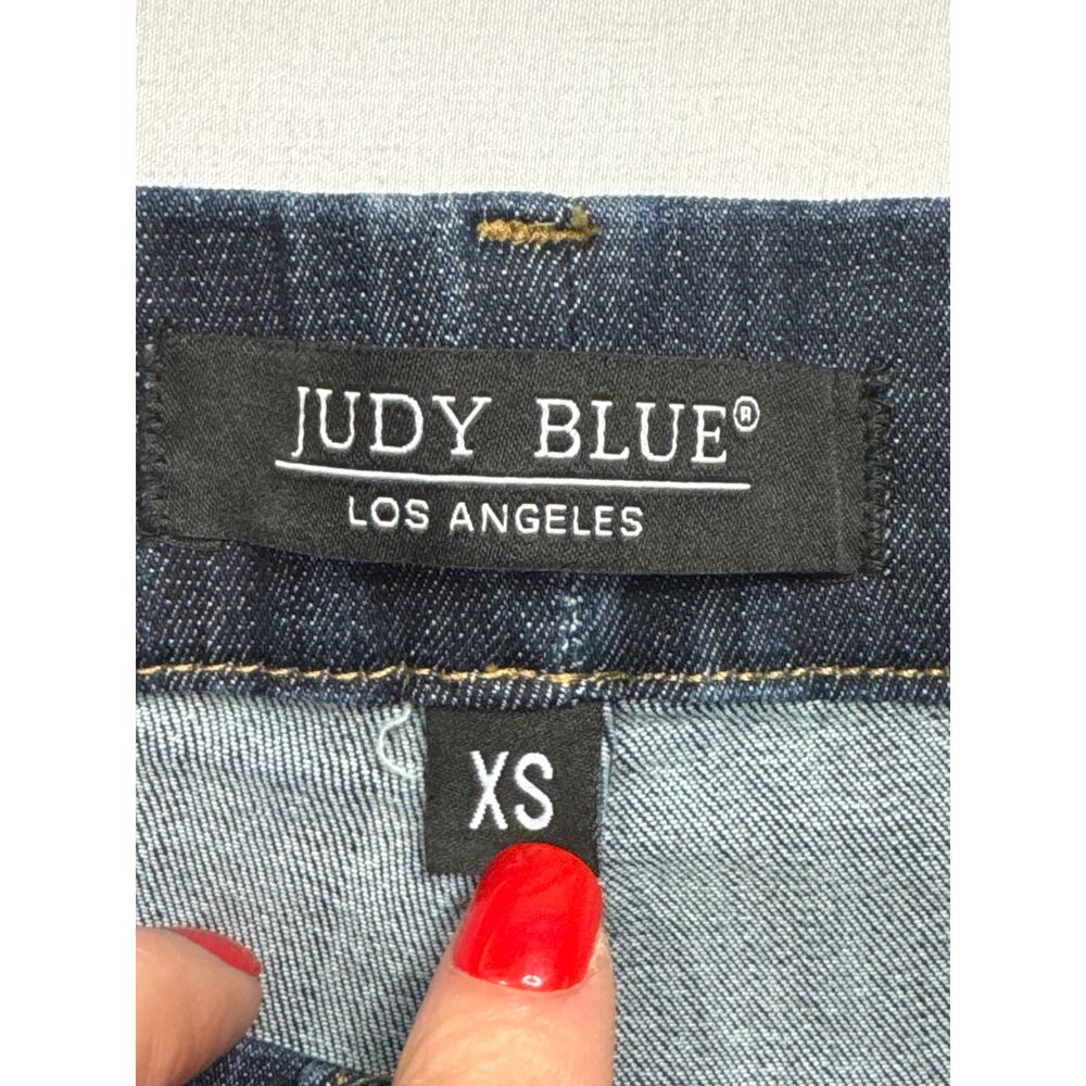 NWT Judy Blue Women's High Waist Blakely Pull On Bermuda Shorts - XS (24x7.5) - Picture 7 of 9